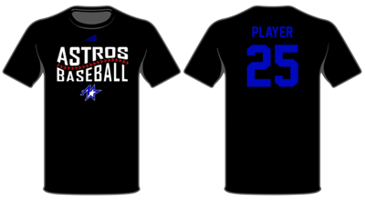 Midwest Astros Academy Custom HyperTee #HT4B