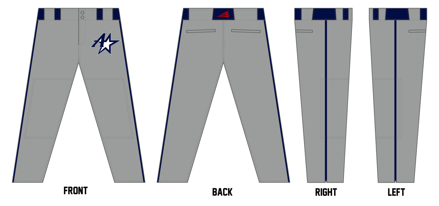 Midwest Astros Custom Relaxed Baseball Pant #BP10