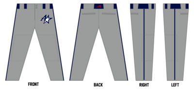 Midwest Astros Custom Relaxed Baseball Pant #BP10