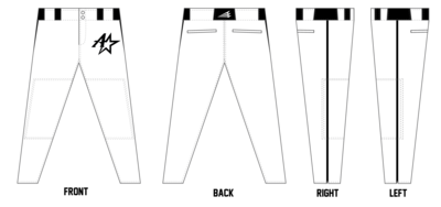 Midwest Astros Custom ProFit Baseball Pant #BP11B