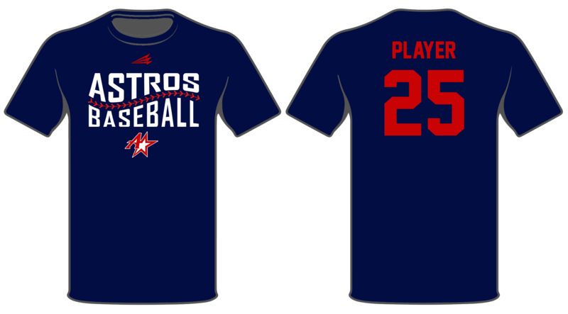 Midwest Astros Academy Custom HyperTee #HT3B