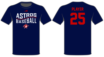 Midwest Astros Academy Custom HyperTee #HT3B