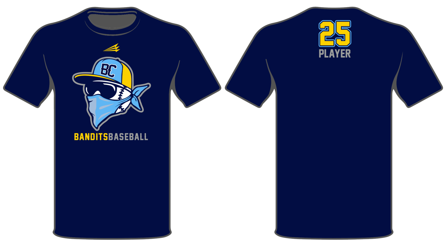 Bold City Bandits Custom HyperTee #HT1B