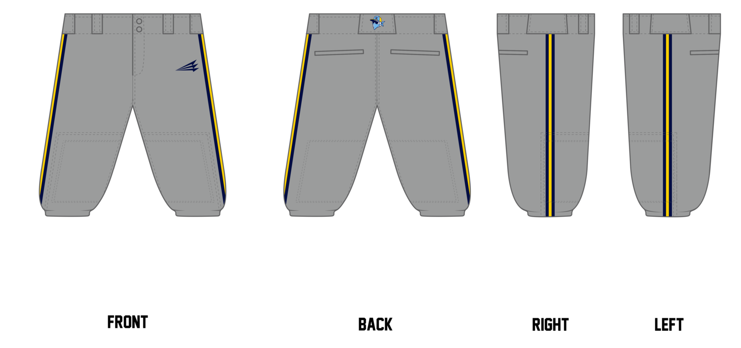 Bold City Bandits Custom Knicker Baseball Pants #BP3