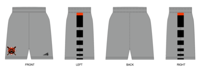 Colorado Grizzlies Custom Revolution Pocket Shorts #RV2B