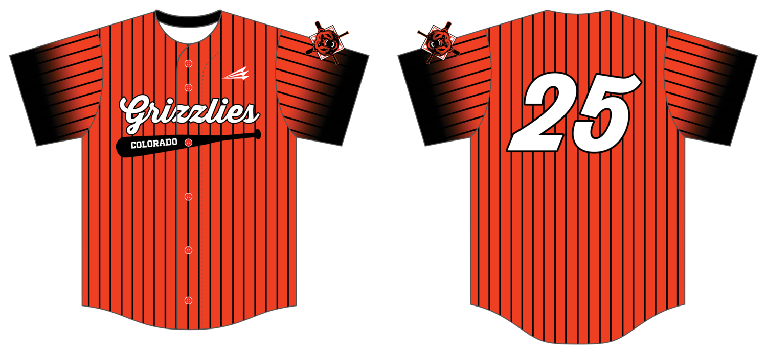Colorado Grizzlies Custom NanoDri Baseball Jersey #J1I