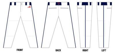 Colorado Grizzlies Custom ProFit Baseball Pant #BP12C