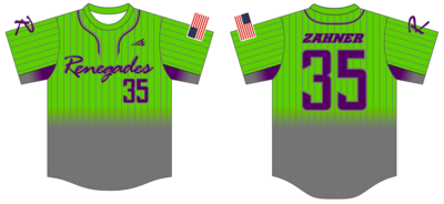 Renegades Custom HexaFlex Baseball Jersey #J1C