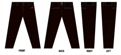 Colorado Grizzlies Custom ProFit Baseball Pant #BP10E