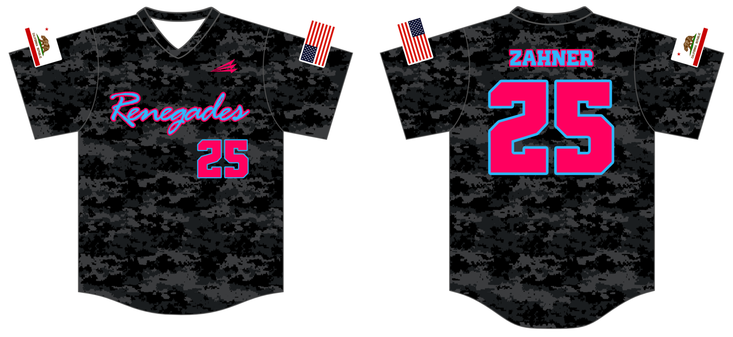 Renegades Custom HexaFlex Baseball Jersey #J3B