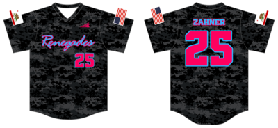 Renegades Custom HexaFlex Baseball Jersey #J3B