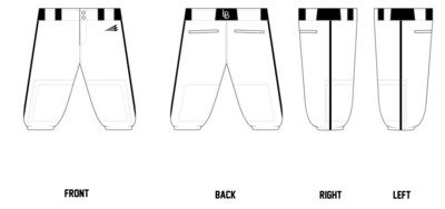 LUBBOCK BOMBERS Custom Knicker Baseball Pant #BP4