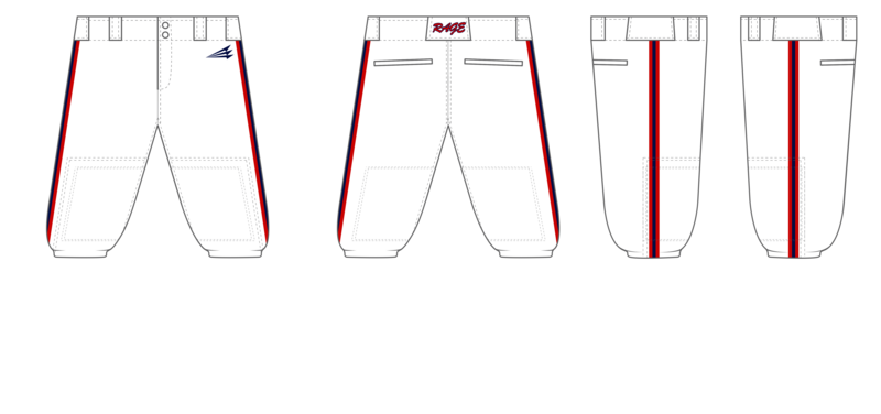 Western Tidewater Rage Custom Knicker Baseball Pant #BP15C