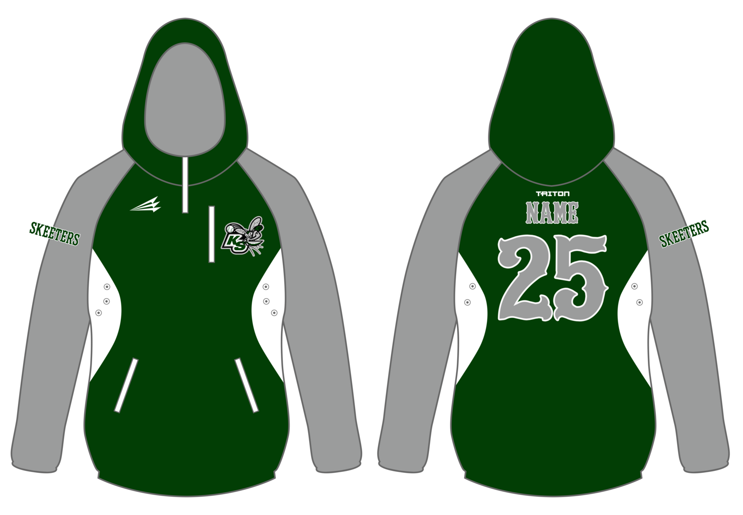 Kingwood Skeeters Custom Gladiator Hoodie #GH1