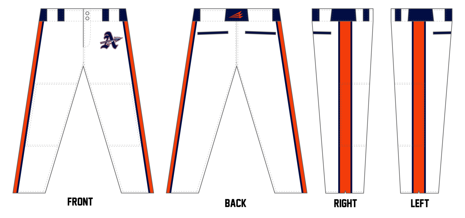Warriors Baseball Academy Custom Long Relaxed Pant #BP2d