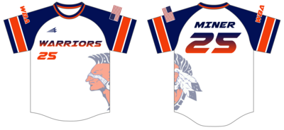 Warriors Baseball Academy Custom NanoDri Jersey #J2d