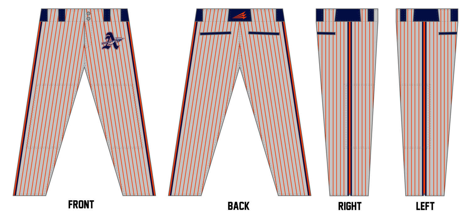 Warriors Baseball Academy Custom Long Relaxed Pant #BP1f