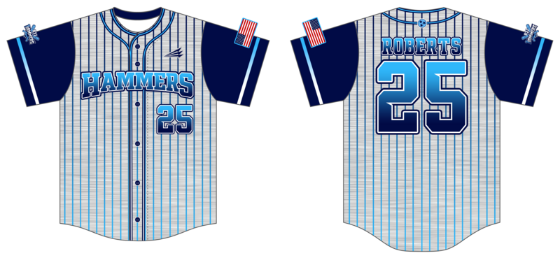 931 Hammers Custom Hexaflex Baseball Jersey #J15
