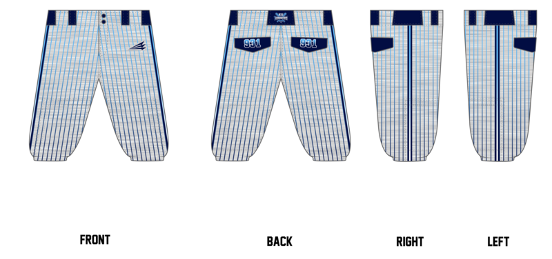 931 Hammers Custom Knicker Baseball Pants #BP15B