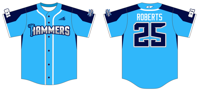 931 Hammers Custom Hexaflex Baseball Jersey #J14