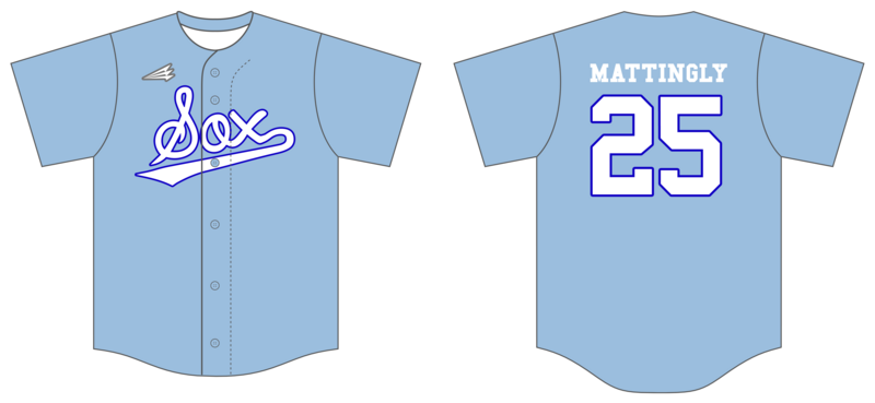 Kentuckiana Blue Sox Custom NanoDri Baseball Jersey #16B
