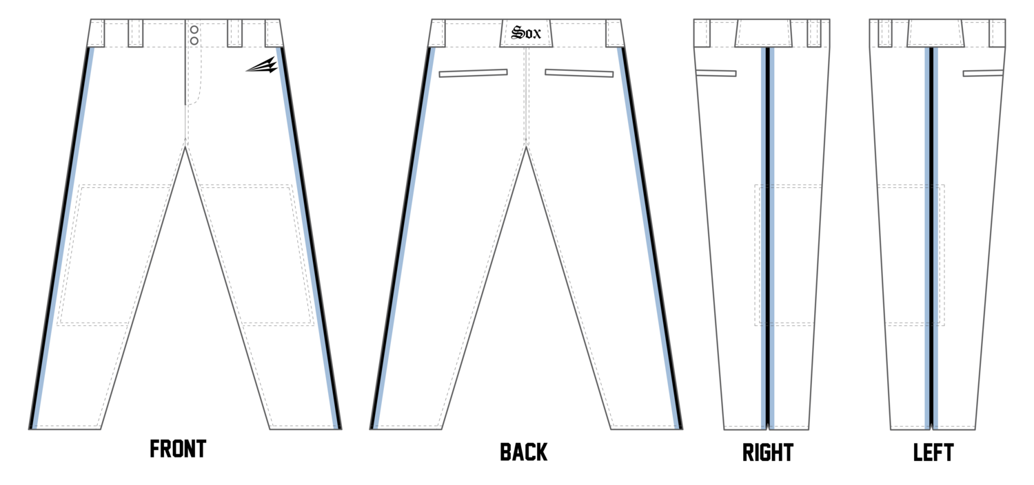 Kentuckiana Blue Sox CUSTOM Relaxed Baseball Pant #BP16F