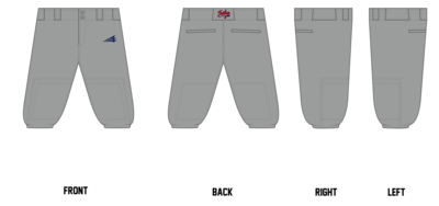 Tombigbee Tribe Custom Knicker Baseball Pants #BP31E