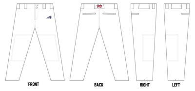 Tombigbee Tribe Custom Long Baseball Pants #BP33A