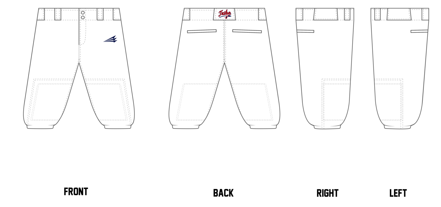 Tombigbee Tribe Custom Knicker Baseball Pants #BP33B