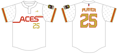Atlantic Aces Custom HexaFlex Baseball Jersey #J2b