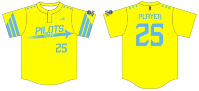 Pacific Pilots Custom HexaFlex Baseball Jersey #J6b