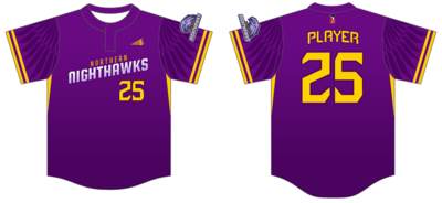 Northern Nighthawks Custom HexaFlex Baseball Jersey #J1b