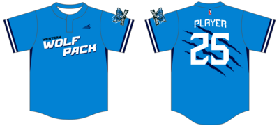 Western Wolf Pack Custom HexaFlex Baseball Jersey #J8c