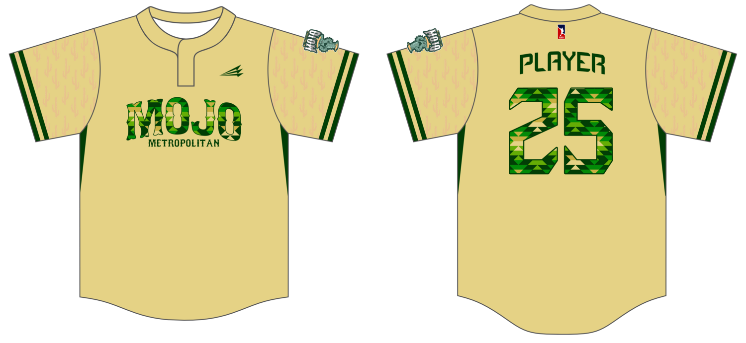 Metropolitan Mojo Custom HexaFlex Baseball Jersey #J5b