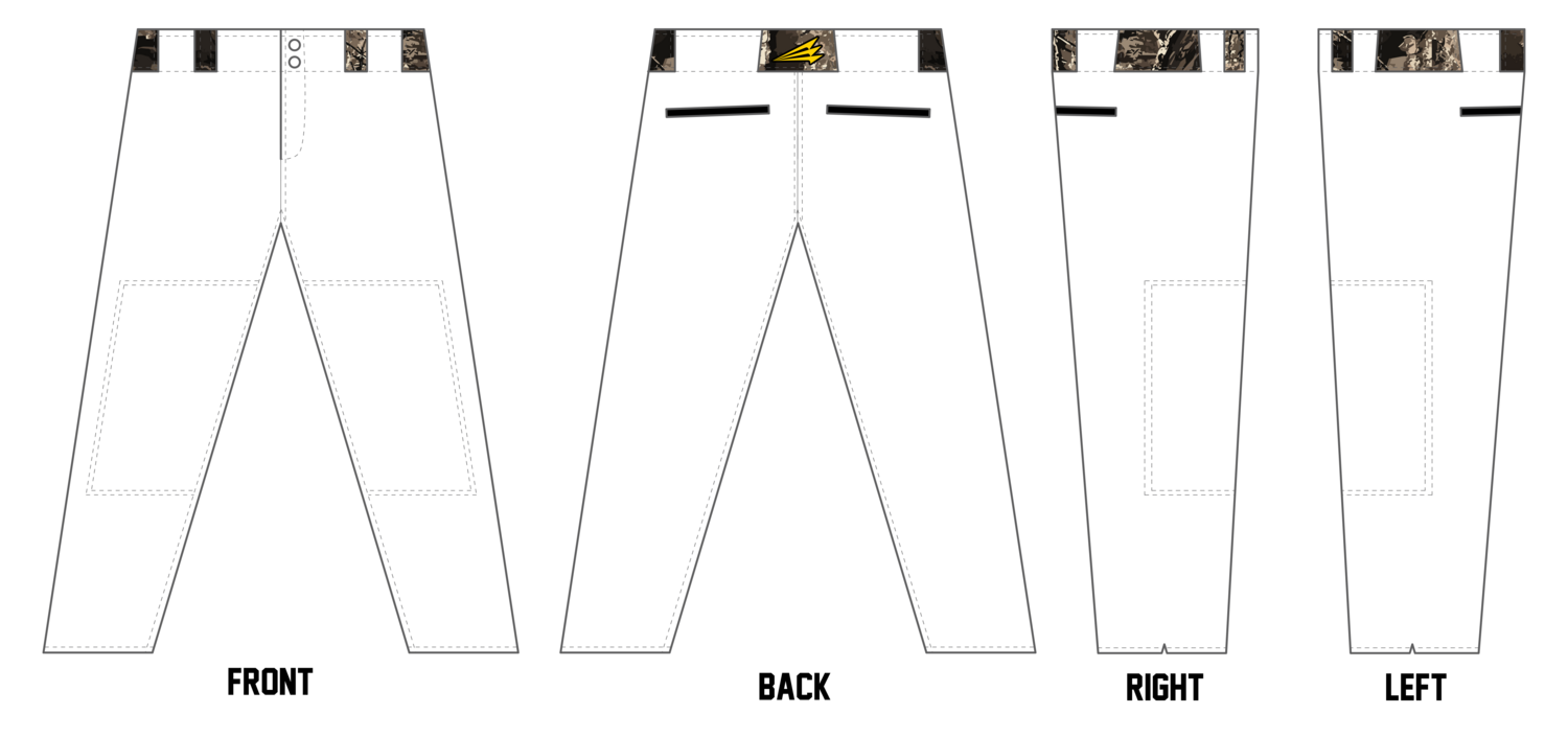 Oklahoma Bucks Custom Relaxed Baseball Pant #BP1B