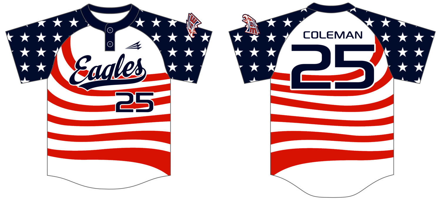 Screaming Eagles Custom HexaFlex Baseball Jersey #J1b