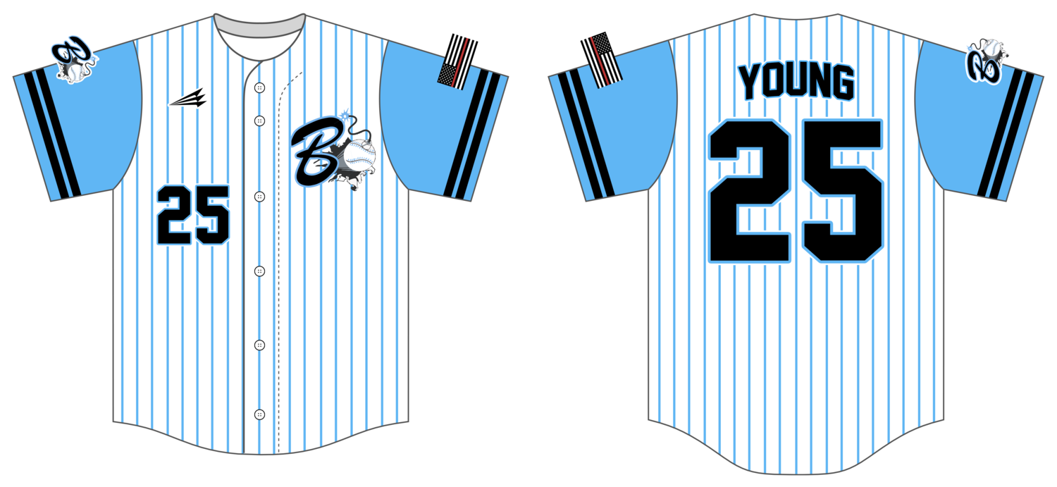 Georgetown Bombers Custom HexaFlex Baseball Jersey #J8