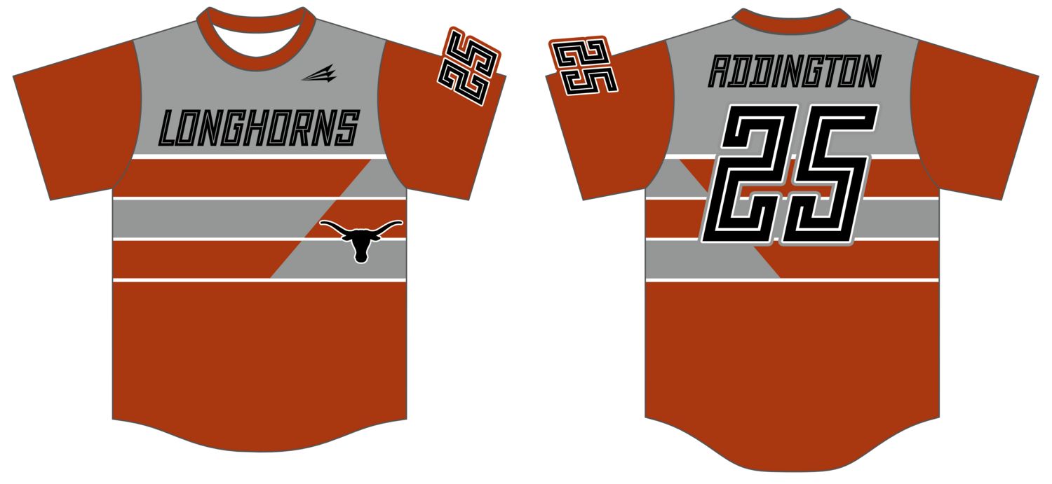Indiana Longhorns Custom HexaFlex Baseball Jersey #J6