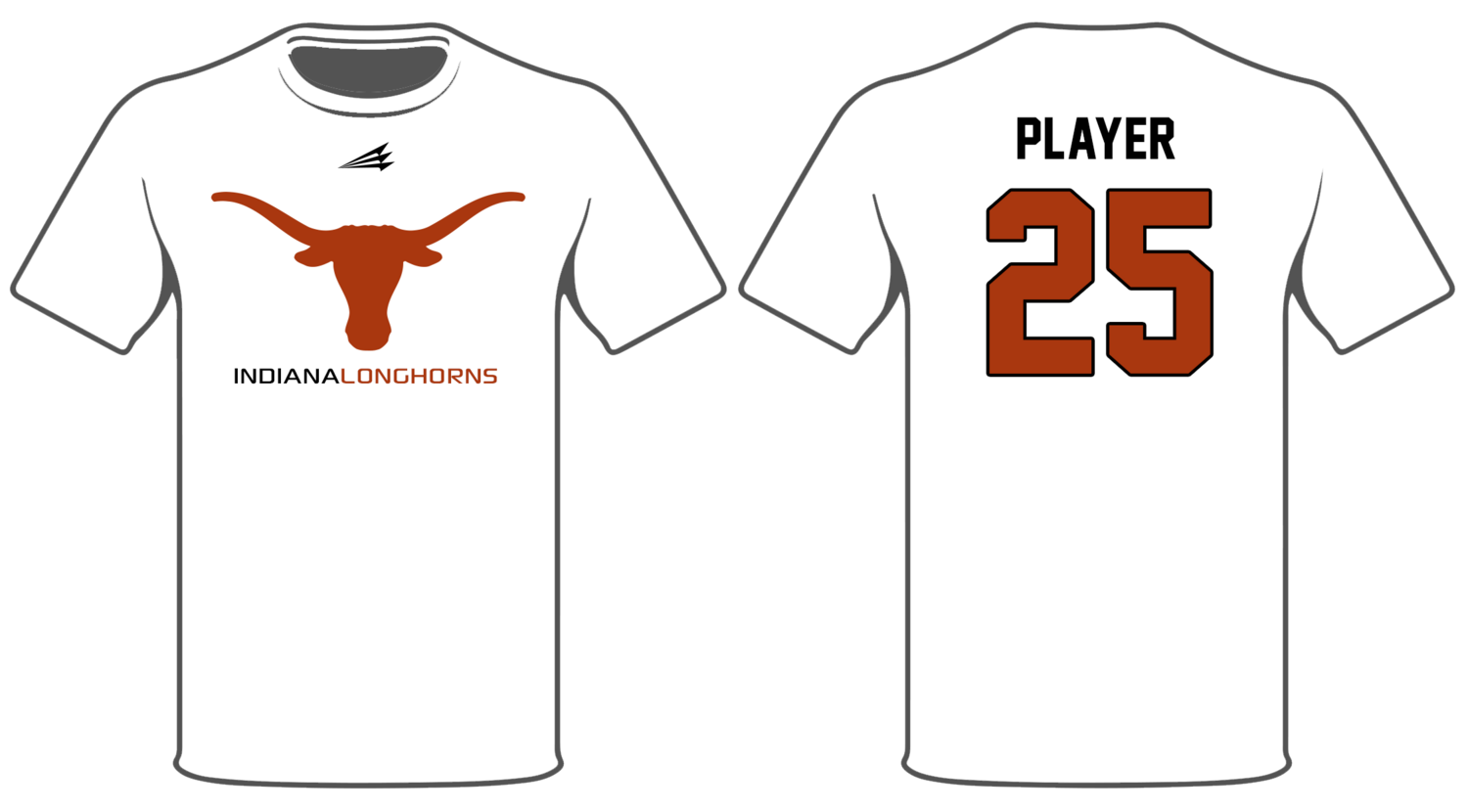 Indiana Longhorns Custom HyperTee #HT1