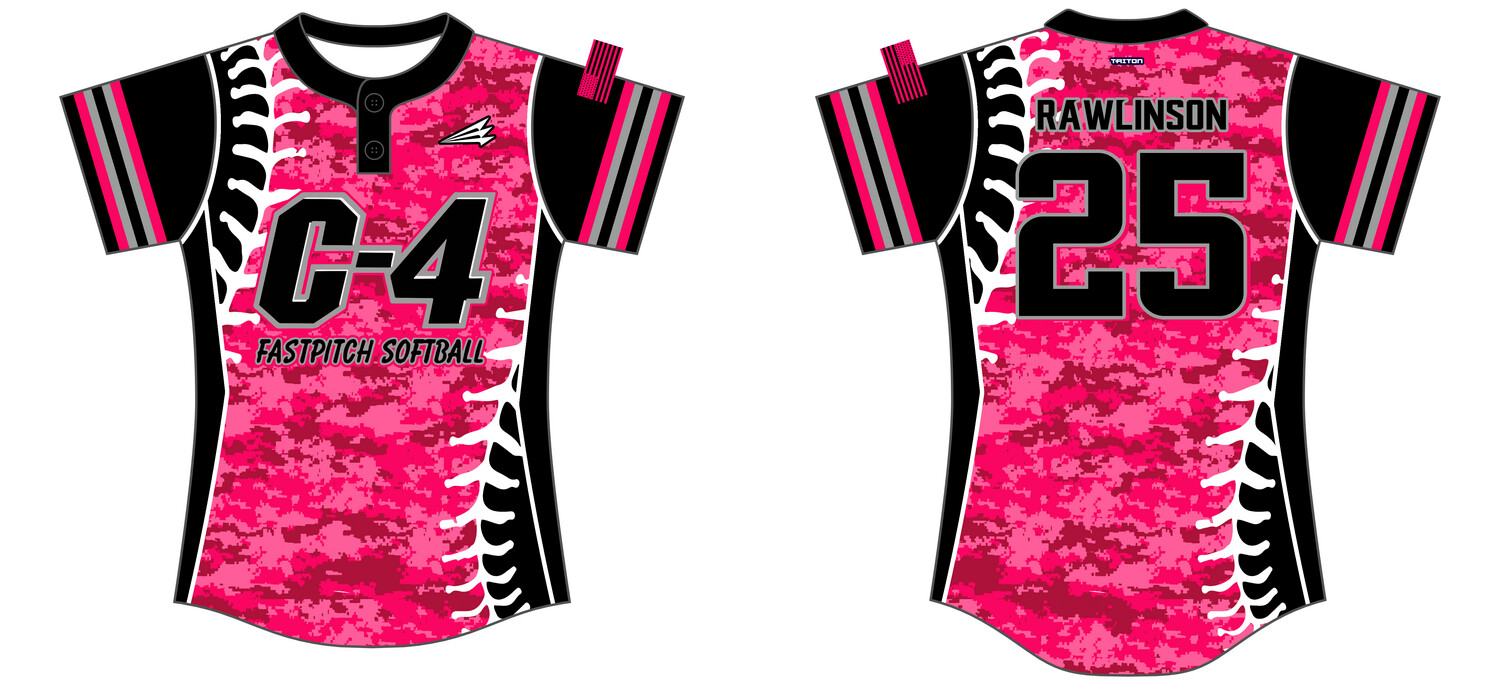 C-4 Custom HexaFlex Softball Jersey #J8i