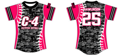 C-4 Custom HexaFlex Softball Jersey #J8h