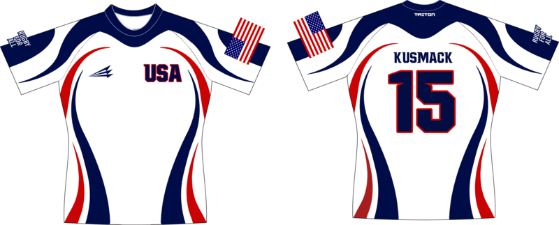 USA (Kusmack) Custom Pro-Premier Rugby Jersey #J4b