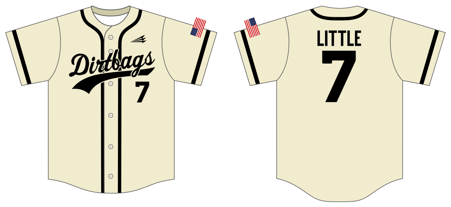Quincy Dirtbags Custom Hexaflex Baseball Jersey #J28