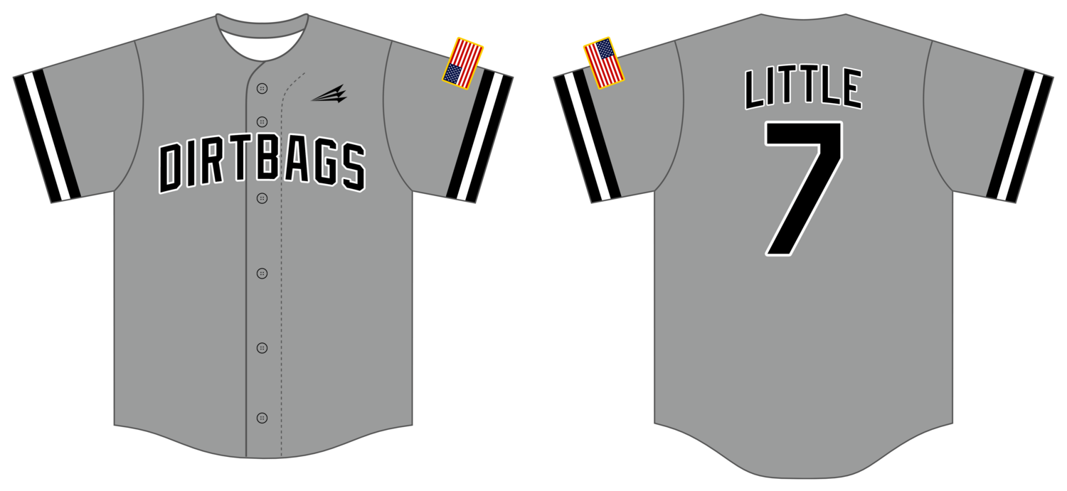 Quincy Dirtbags Custom Hexaflex Baseball Jersey #J26