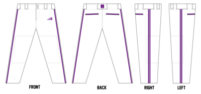 Mississippi Sixers Custom Long Baseball Pants #BP4E