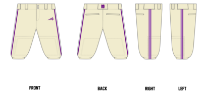 Mississippi Sixers Custom Knicker Baseball Pants #BP1C