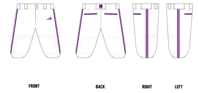 Mississippi Sixers Custom Knicker Baseball Pants #BP4D
