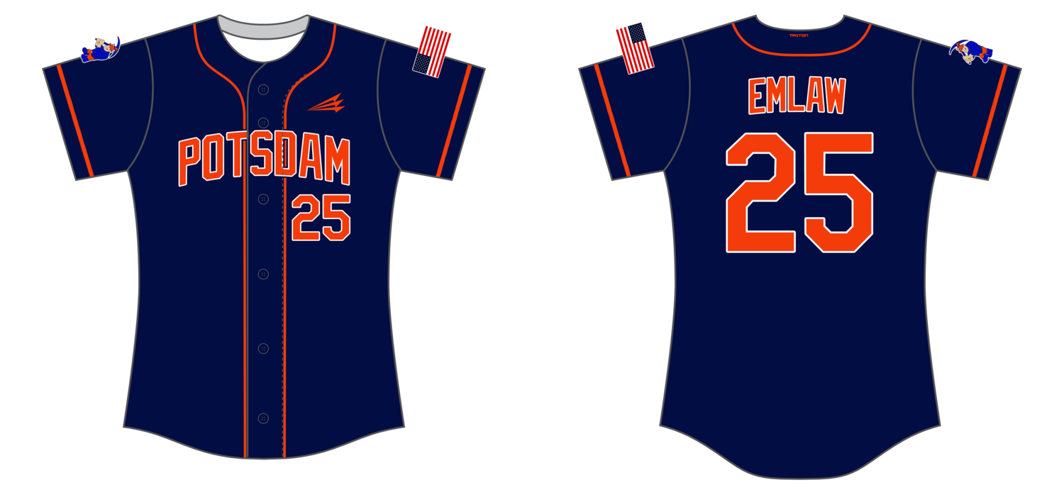 Potsdam Custom HexaFlex Baseball Jersey #J1