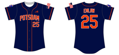 Potsdam Custom HexaFlex Baseball Jersey #J1