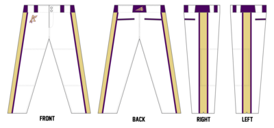 Sullivan Golden Arrows Custom Long Baseball Pants #BP5